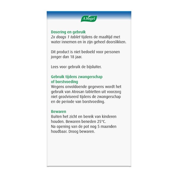 Atrosan forte dosering en gebruik
