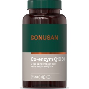 Co-enzym Q10 50mg potje voorzijde