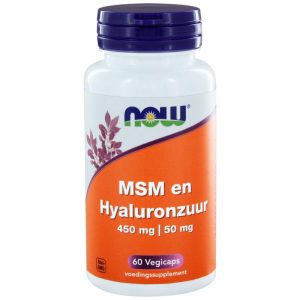 MSM en Hyaluronzuur NOW