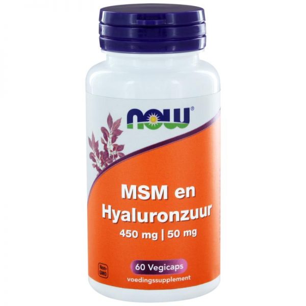 MSM en Hyaluronzuur NOW