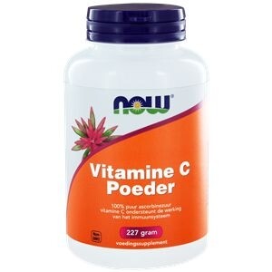 Vitamine C poeder ascorbinezuur NOW 227gr
