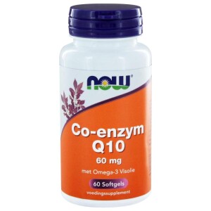 Co Q10 60mg Omega 3 NOW 60soft