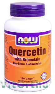 Quercetine met Bromelaine NOW 120vc Quercetine met Bromelaine NOW 120vc