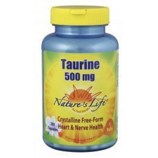 Taurine 500mg nature's life 100cap-0