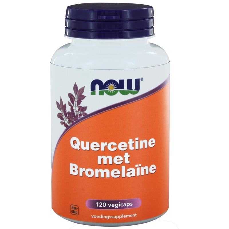 Quercetine met Bromelaine NOW 120vc