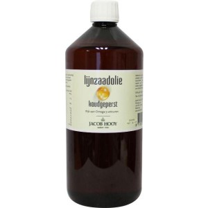 Lijnzaad olie inwendig koudgeperst