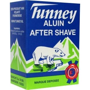 Aluinblokje after shave