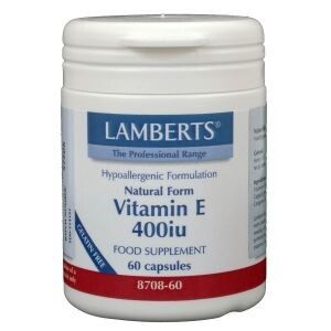Vitamine E 400IE natuurlijk lamberts