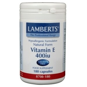Vitamine E 400IE natuurlijk lamberts