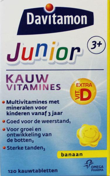 Junior 3+ kauwtabletten banaan