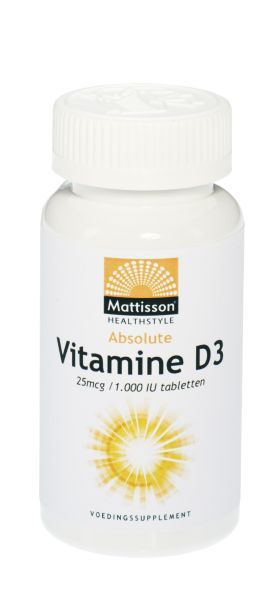 Absolute Vitamine D3 25mcg / 1.000 IU