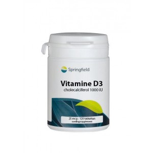 Vitamine D3 1000IU springfield