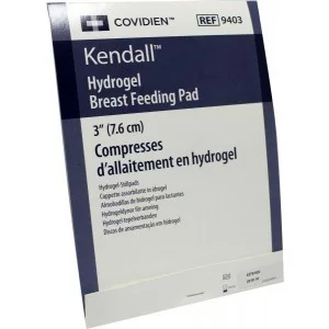 Hydrogel breast feeding pads