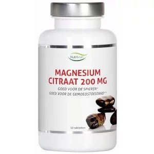 Magnesium citraat 200 mg Nutrivian 50tab