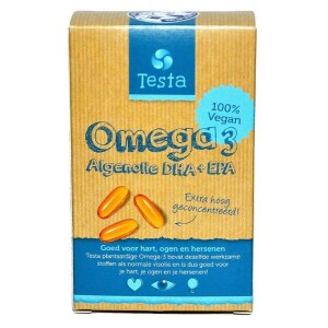 Omega 3 algenolie - vegan omega-3 DHA + EPA Testa