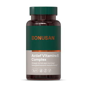 Bonusan Actief Vitamine B Complex potje voorzijde