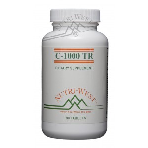 Vitamine C 1000 mg time released Nutri West2