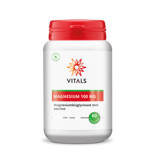 Vitals Magnesiumbisglycinaat potje voorzijde