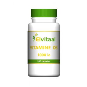 Vitamine D3 1000IE 25mcg Elvitaal 300cap