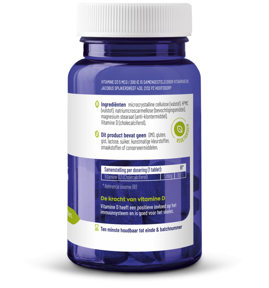 Vitamine D3 5mcg ingredienten Vitamine D3 5mcg ingredienten