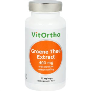 Vitortho Groene thee extract 400mg 100cap