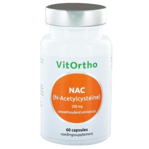 NAC N-Acetyl cysteine 500 mg Vitortho 60cap