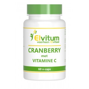 Cranberry + 60mg Vitamine C Elvitaal