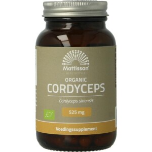 Cordyceps 525mg potje voorkant