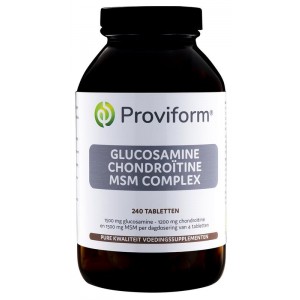 Glucosamine chondroitine complex MSM Proviform