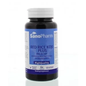 Red rice koji plus high quality Sanopharm 60cap