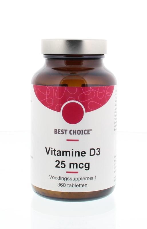 Vitamine D3 25mcg Best Choice