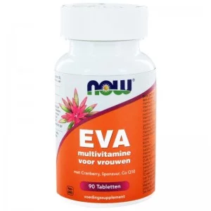 Eva multi vitamine voor vrouwen NOW 90tab
