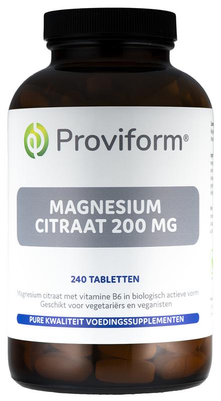 Magnesium citraat 200mg & B6 Proviform