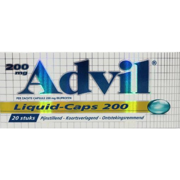 Advil liquid caps 200