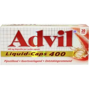 Advil liquid caps 400