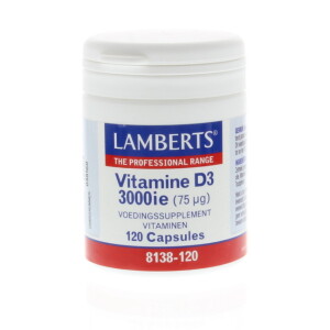 Vitamine d 3000ie 75mcg /8138 Lamberts 120cap-0