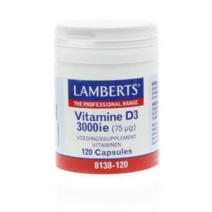 Vitamine d 3000ie 75mcg /8138 Lamberts 120cap-0