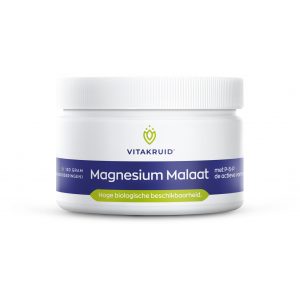 Magnesium malaat met P-5-P potje voorzijde