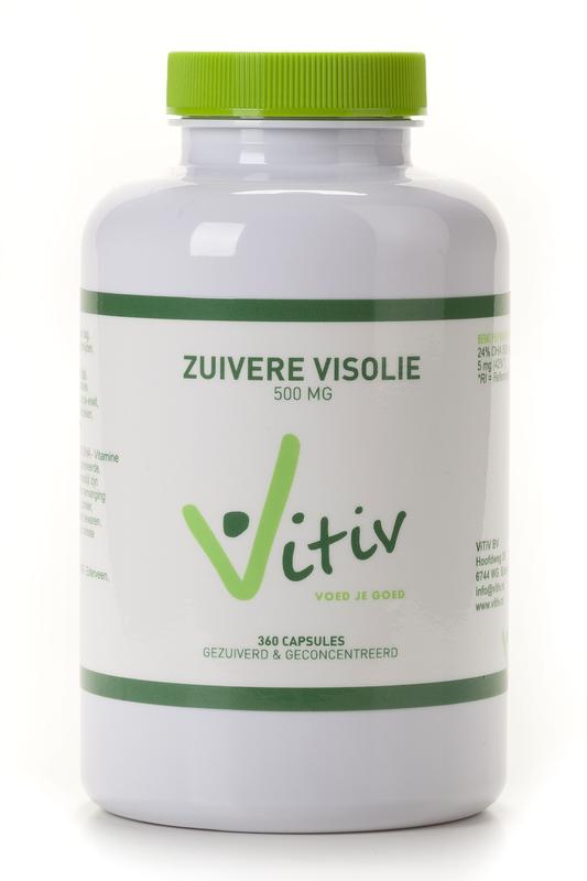 Zuivere visolie 500 mg