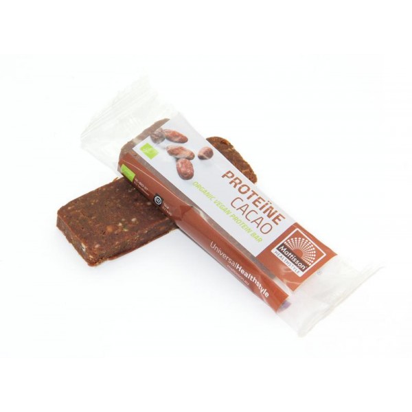 Organic energy bar protein cacao