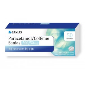 Paracetamol coffeine 500/50 mg