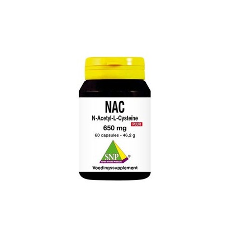 N-acetyl L-cysteine 650 mg puur SNP