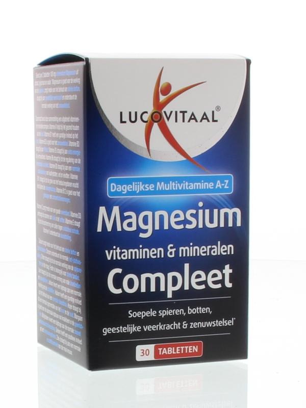 Mangesium vitaminen mineralen compleet Lucovitaal 30tb
