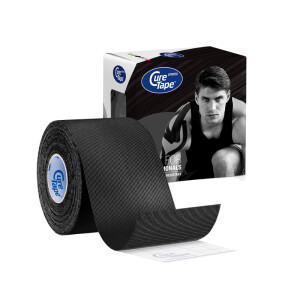 Sports 5 cm x 5 m zwart Cure Tape 1st
