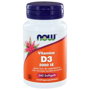 Vitamine D3 2000IE NOW