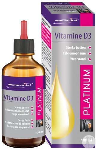 Vitamine D3 platinum Mannavital