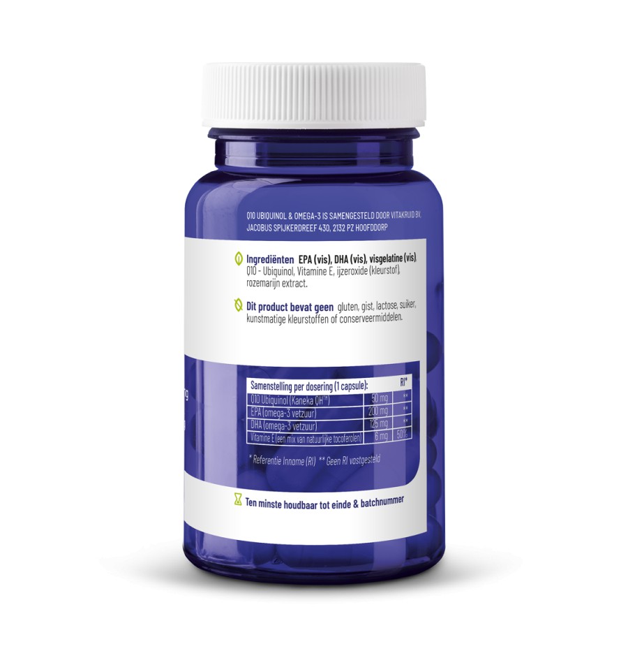 Vitakruid Q10 Ubiquinol 50mg & Omega-3b Vitakruid Q10 Ubiquinol 50mg & Omega-3b