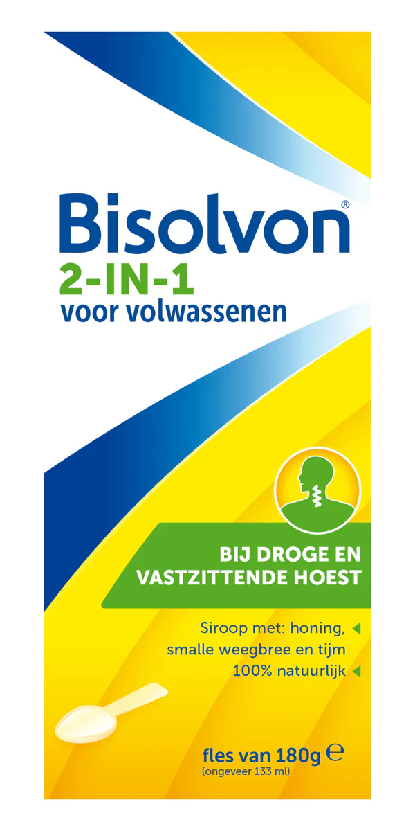 Drank 2 in 1 volwassenen Bisolvon 133ml