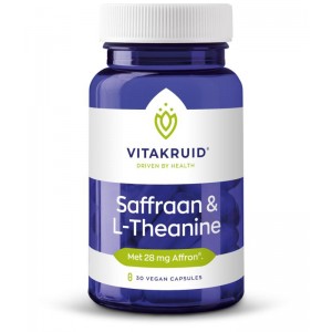 Vitakruid Saffraan 28 mg (Affron) & L-Theanine2