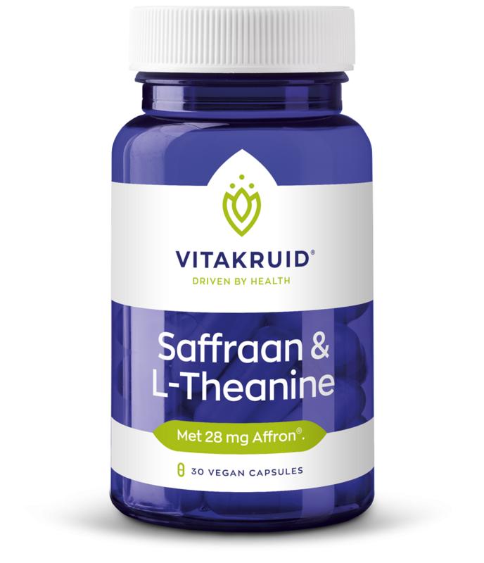 Vitakruid Saffraan 28 mg (Affron) & L-Theanine2
